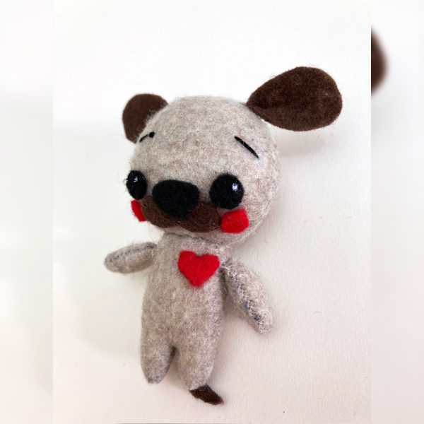 Miniature Felt Dog Doll - Image 7