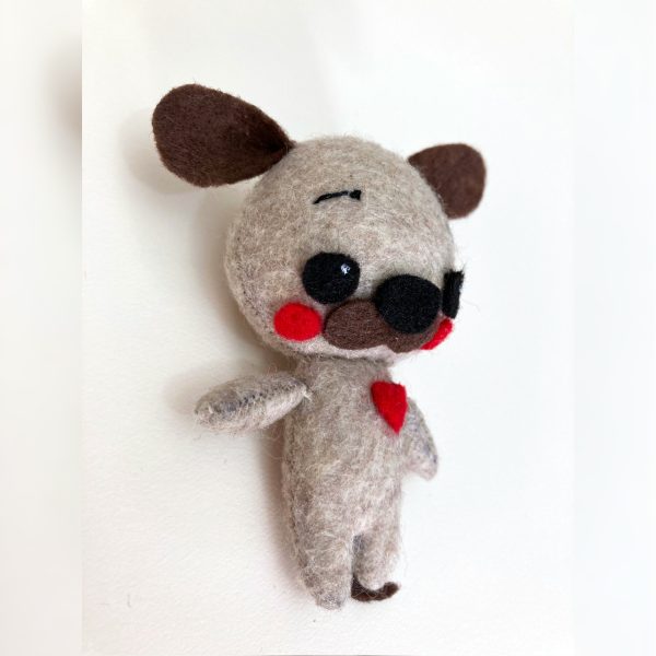 Miniature Felt Dog Doll - Image 4